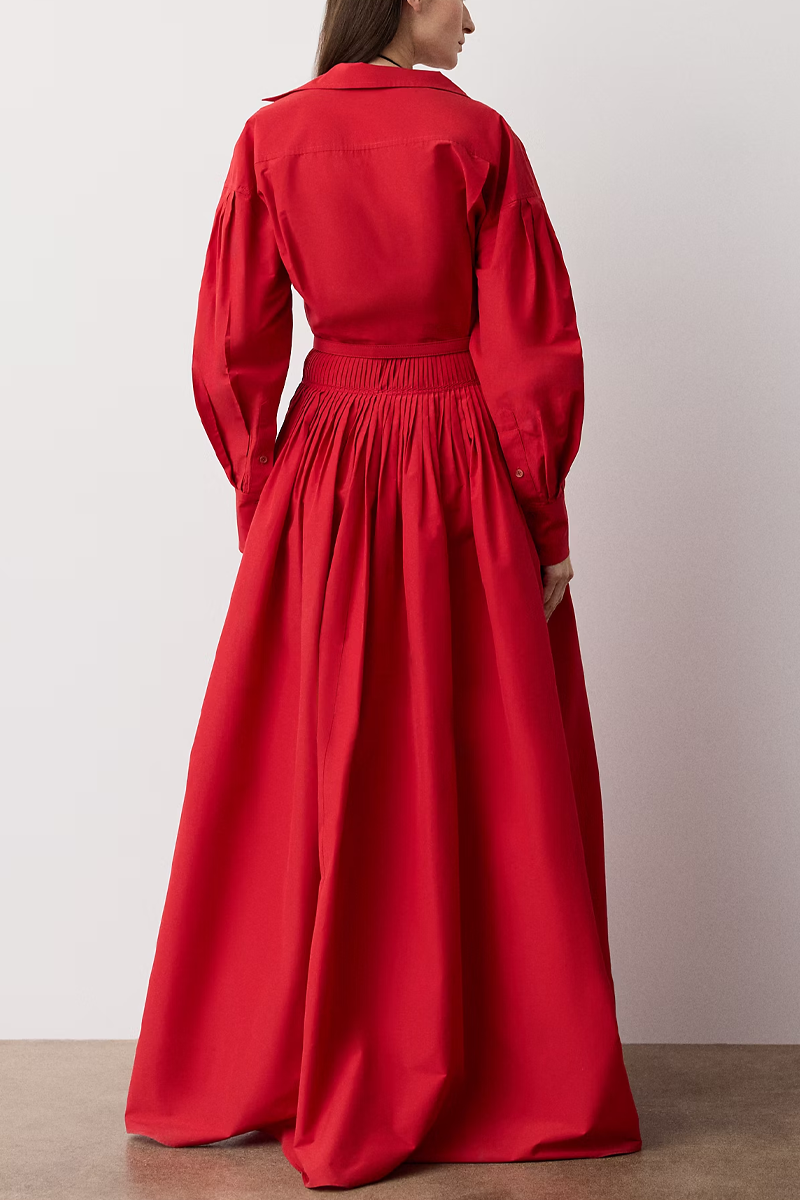 Daley Cotton-Blend Poplin Evening Dress - Ralph Lauren Collection