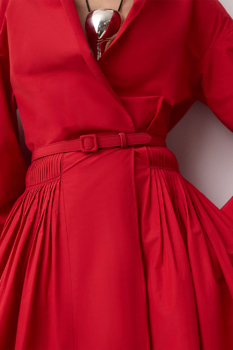 Daley Cotton-Blend Poplin Evening Dress - Ralph Lauren Collection