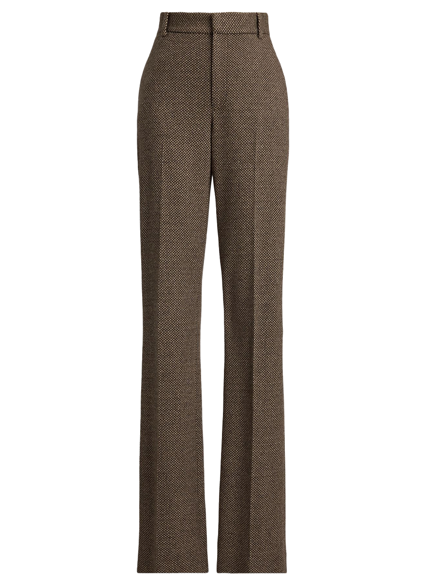 Lorna Broken-Twill Jersey Pant - Ralph Lauren Collection