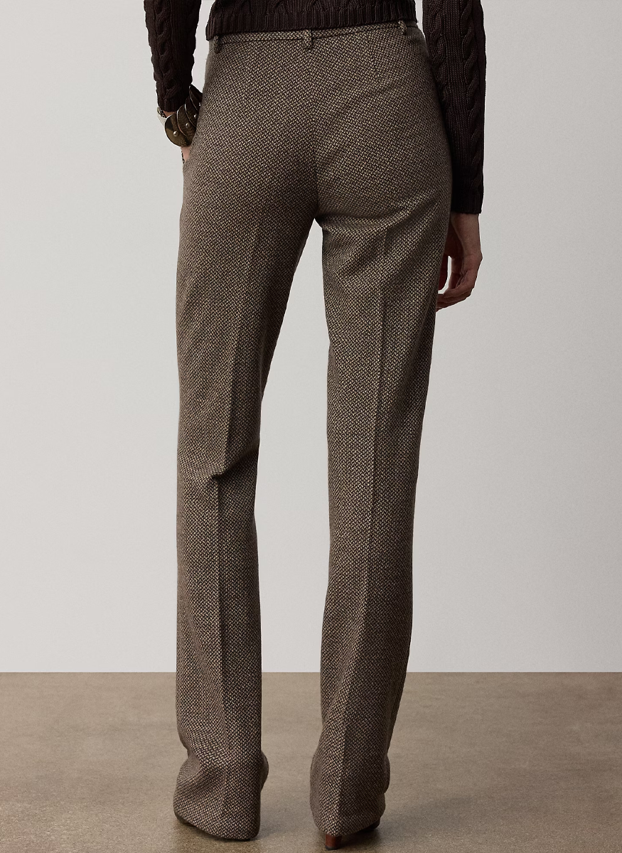 Lorna Broken-Twill Jersey Pant - Ralph Lauren Collection