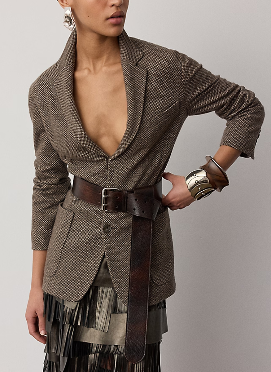 Hailey Broken-Twill Jersey Jacket - Ralph Lauren Collection