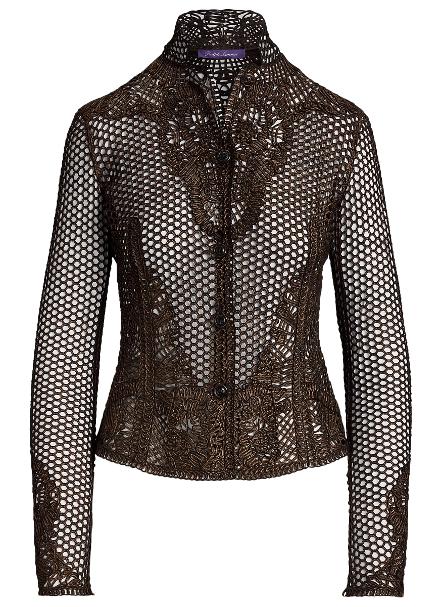 Wes Foiled Lamb-Suede Jacket - Ralph Lauren Collection