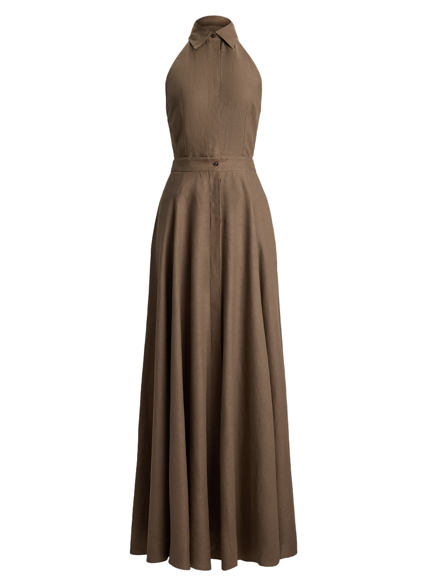 Eldred Linen Day Dress - Ralph Lauren Collection