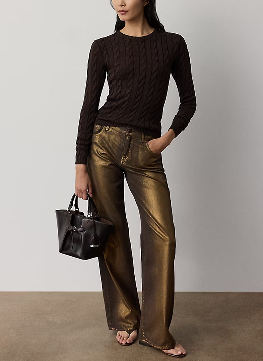 Mercer Relaxed Wide-Leg Jean - Ralph Lauren Collection