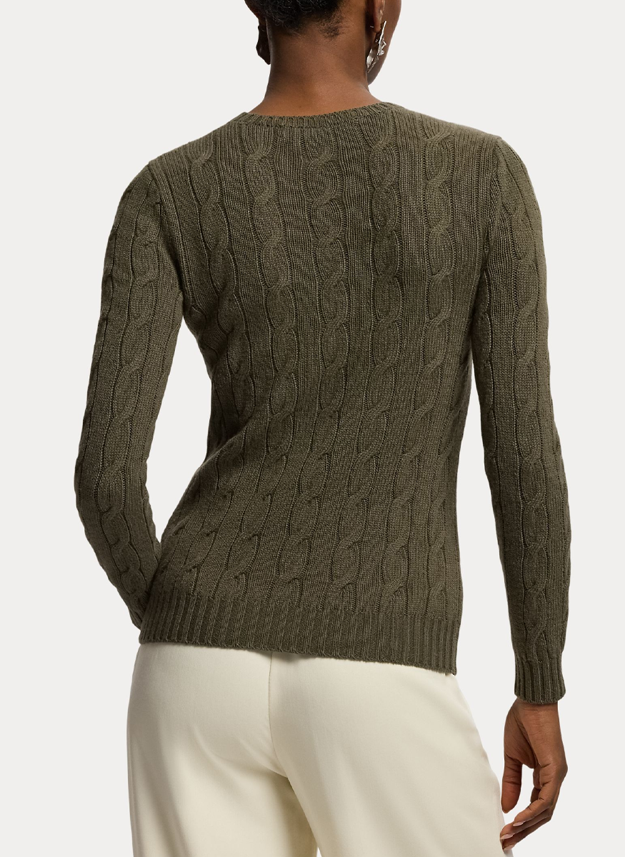 Lofty Cashmere Cable-Knit Crewneck Sweater - Ralph Lauren Collection