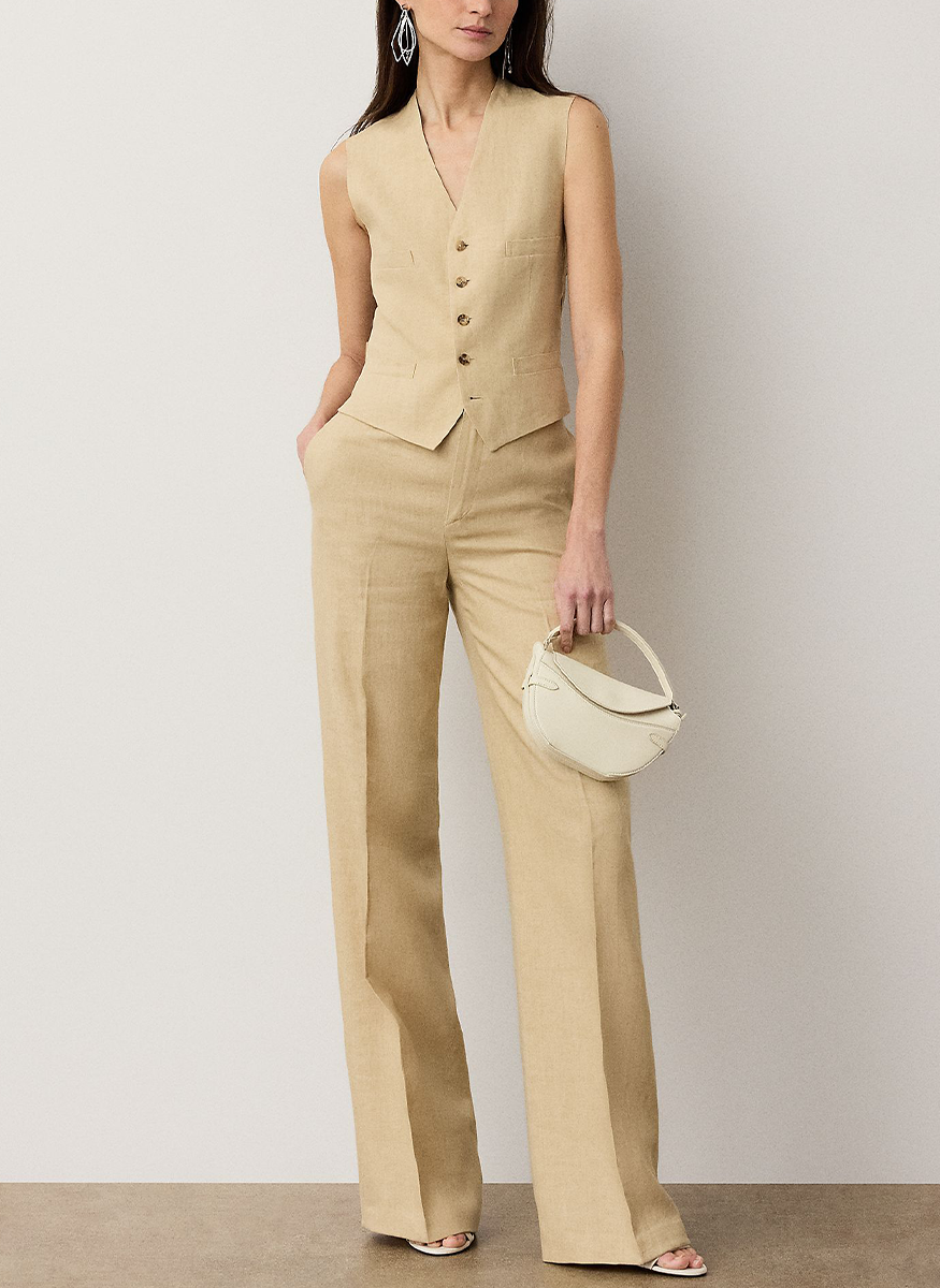 Jaiden Classic Linen Vest