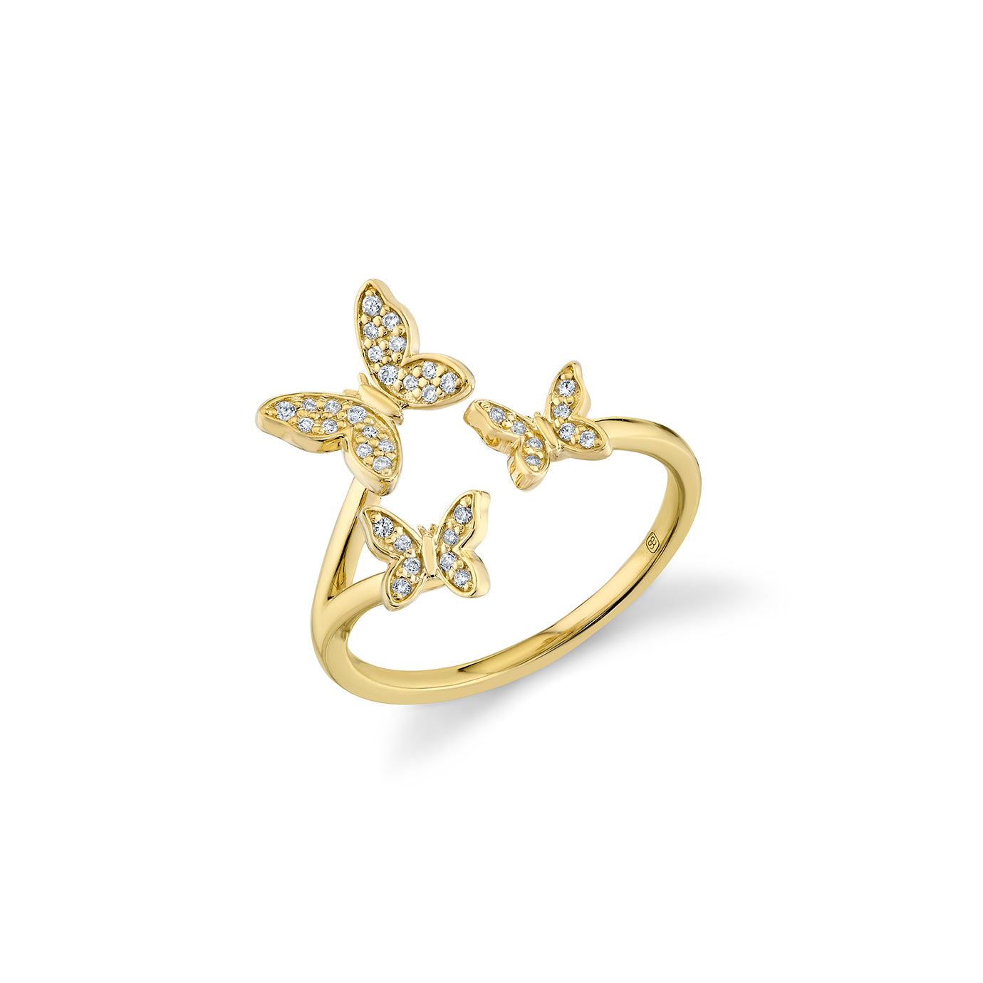 Butterflies Open Ring
