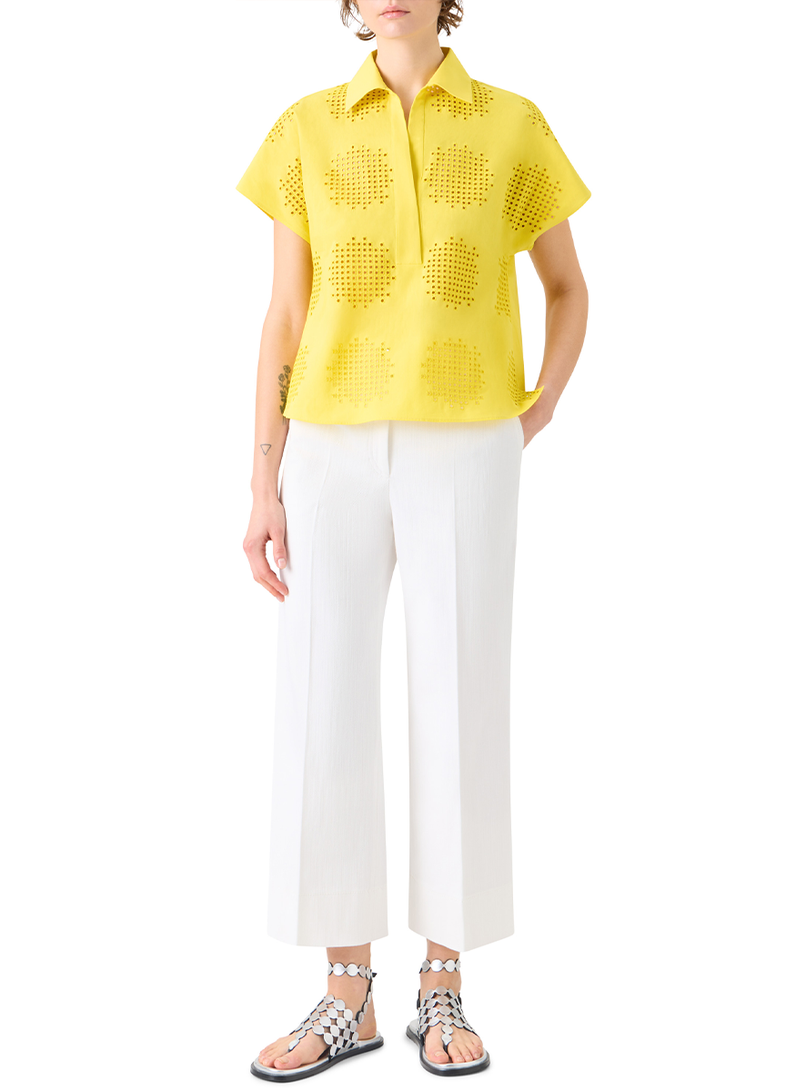 Cotton Poplin Blouse