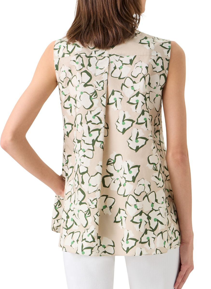Papercut Flower Cotton Tunic - Akris Punto