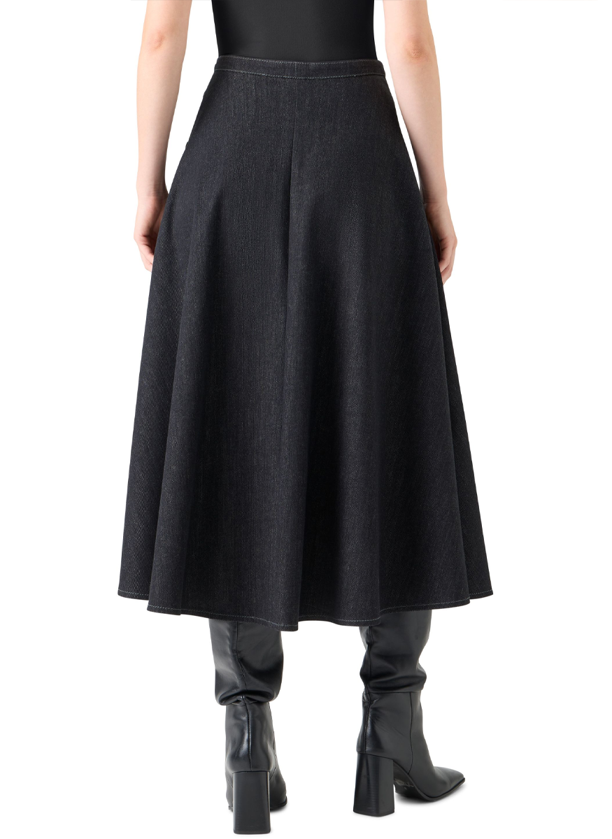 Denim Midi Skirt - Akris Punto