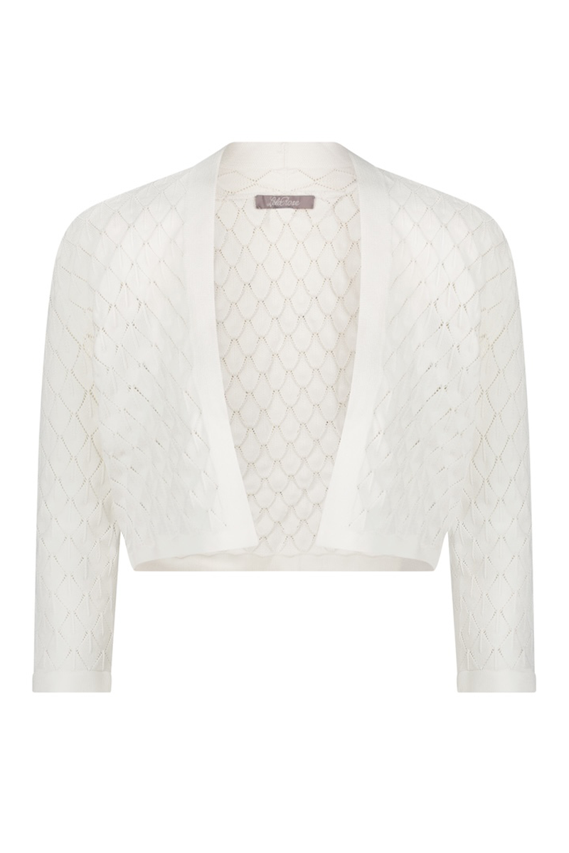 Pointelle Knit Bolero