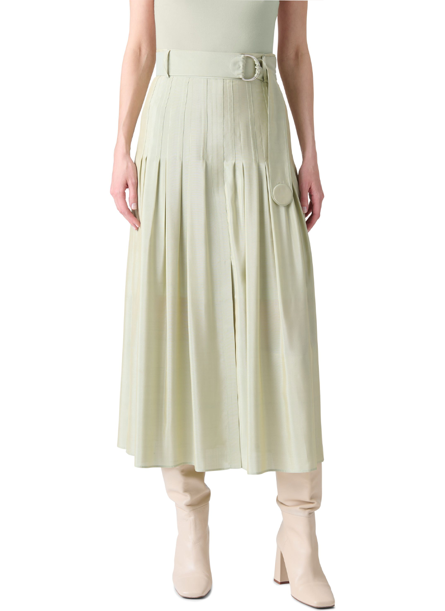 Pleated Midi Skirt - Akris Punto