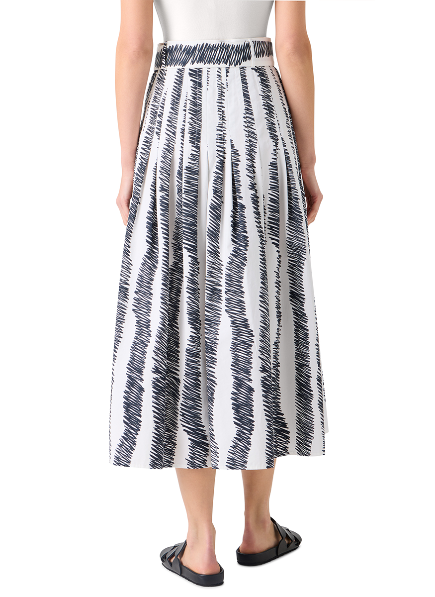 Cotton Poplin Midi Skirt - Akris Punto