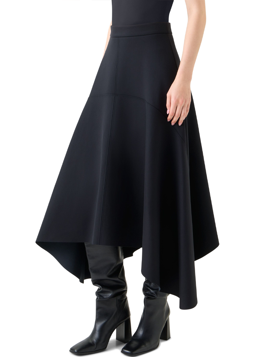 Asymmetrical Midi Skirt - Akris Punto