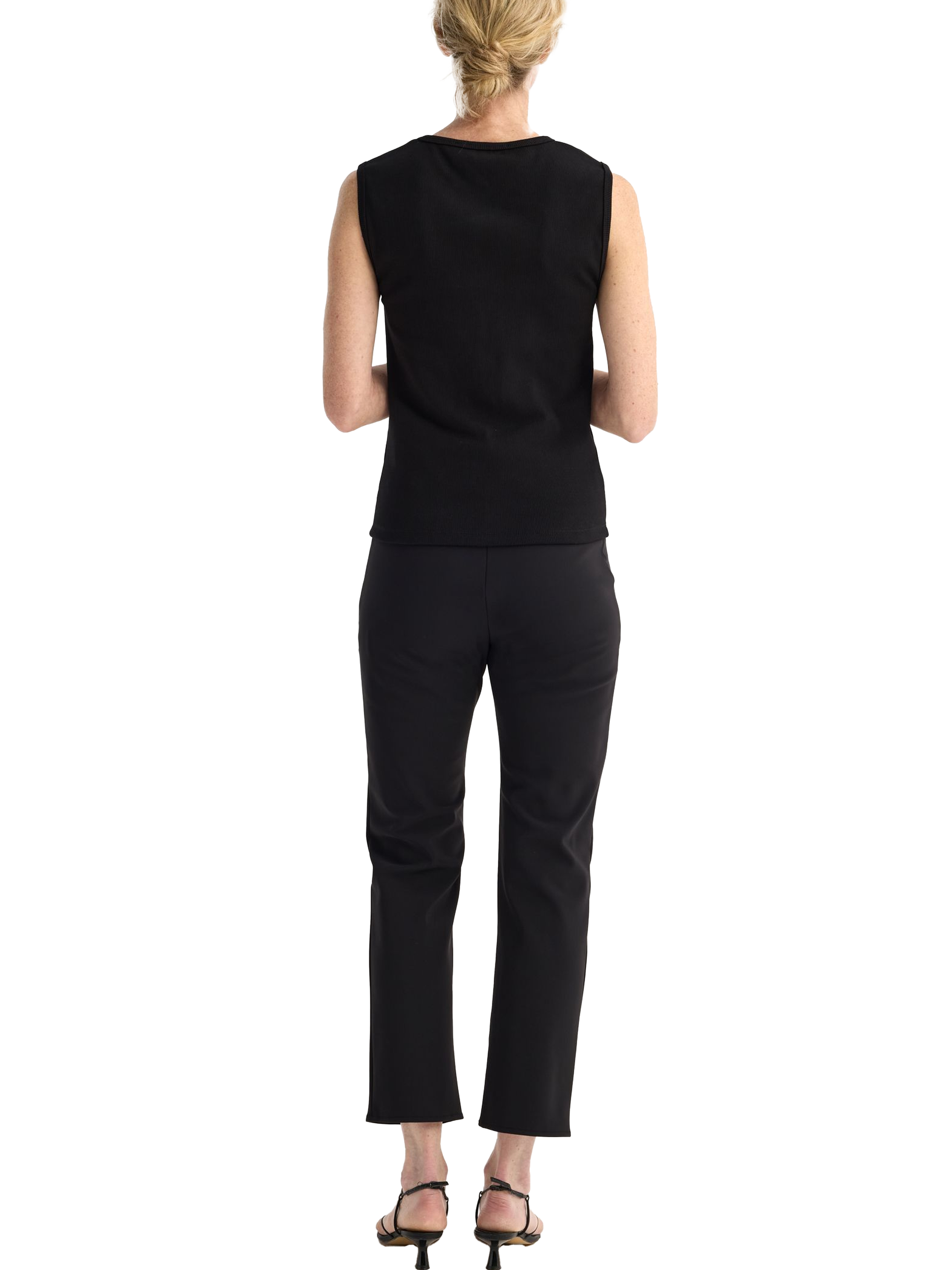 Cigarette Leg Scuba Trousers - Róhe