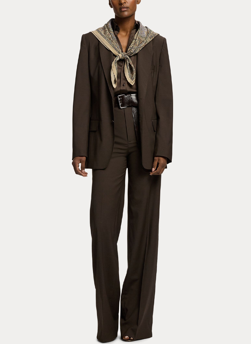 Paisley Crepe de Chine Square Scarf - Ralph Lauren Collection