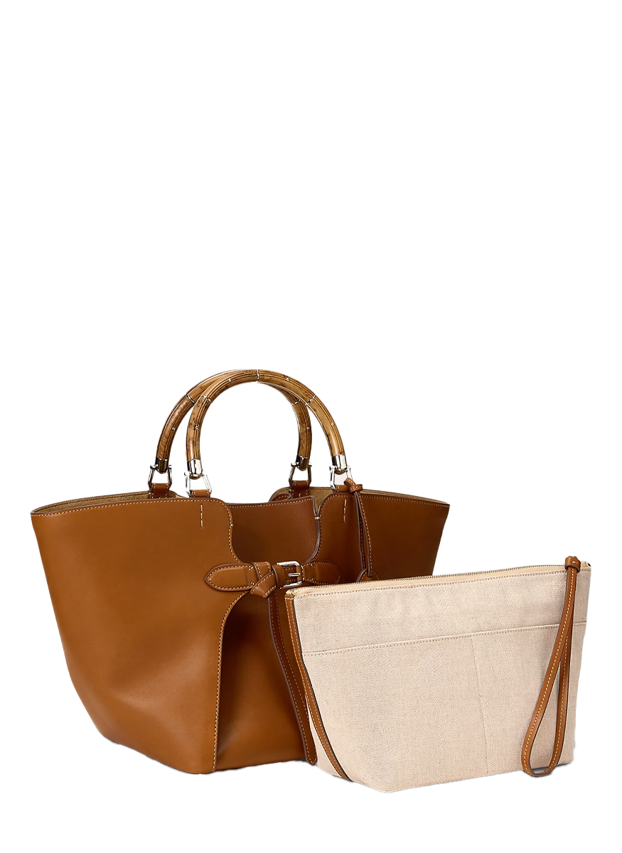 The Ralph Calfskin Tote - Ralph Lauren Collection