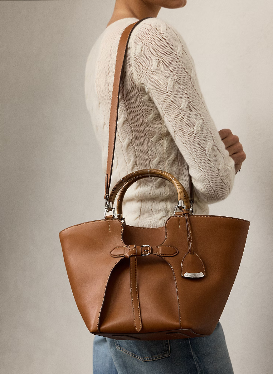 The Ralph Calfskin Tote - Ralph Lauren Collection