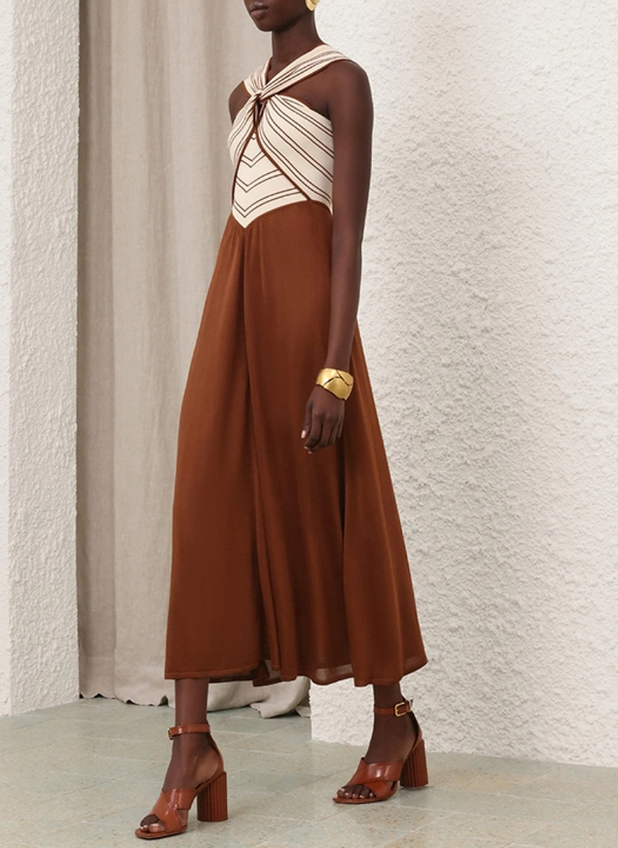 Hypnotic Halter Dress - ZIMMERMANN