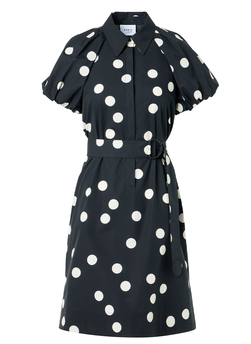 Cotton Poplin Short Dress