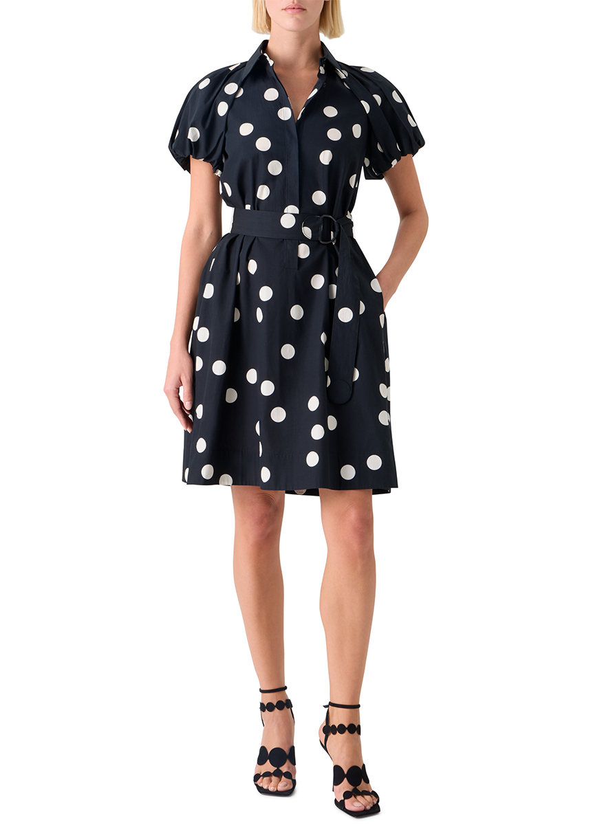 Cotton Poplin Short Dress