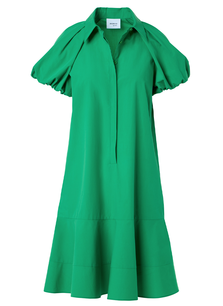 Tech Cotton Poplin Dress