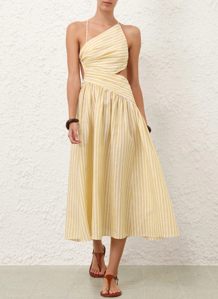 Cascadian Asymmetric Dress - Zimmermann