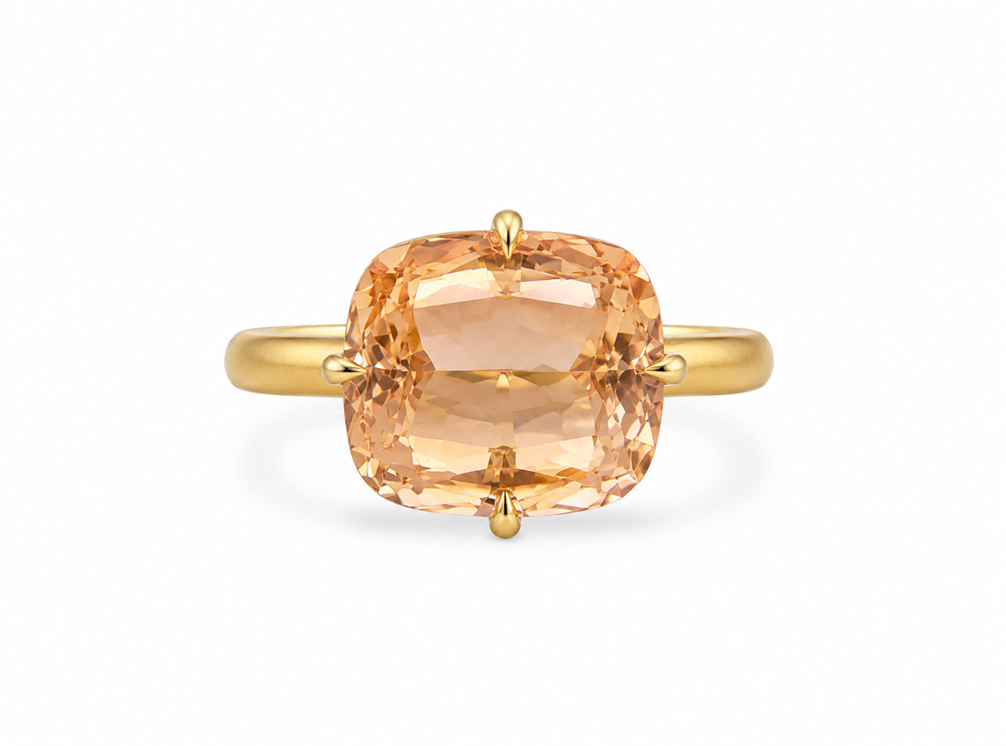 Peach Tourmaline Ring - Leigh Maxwell