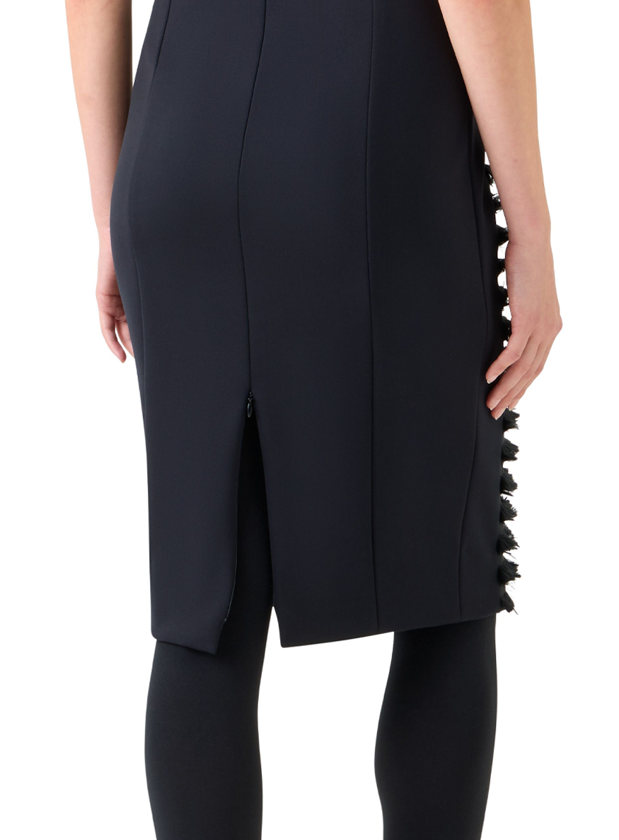 Fringed Stripes Sheath Dress - Akris Punto