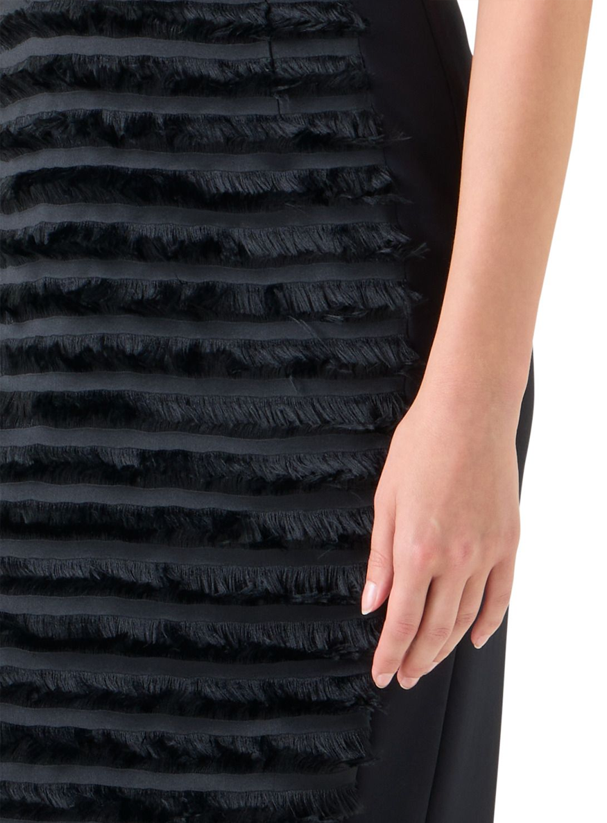 Fringed Stripes Sheath Dress - Akris Punto
