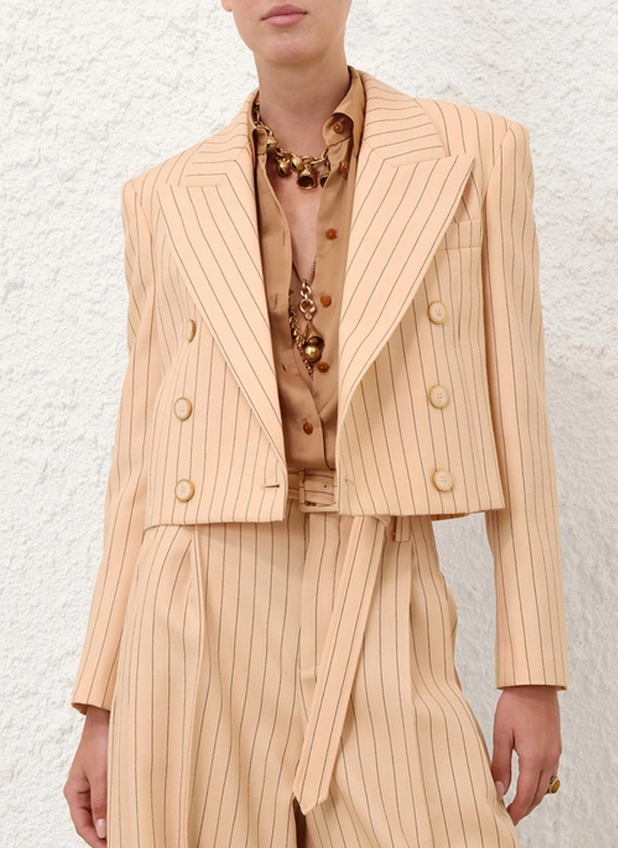 Hypnotic Pinstripe Blazer - Zimmermann