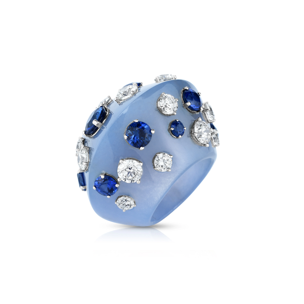 Chalcedony Dome Ring