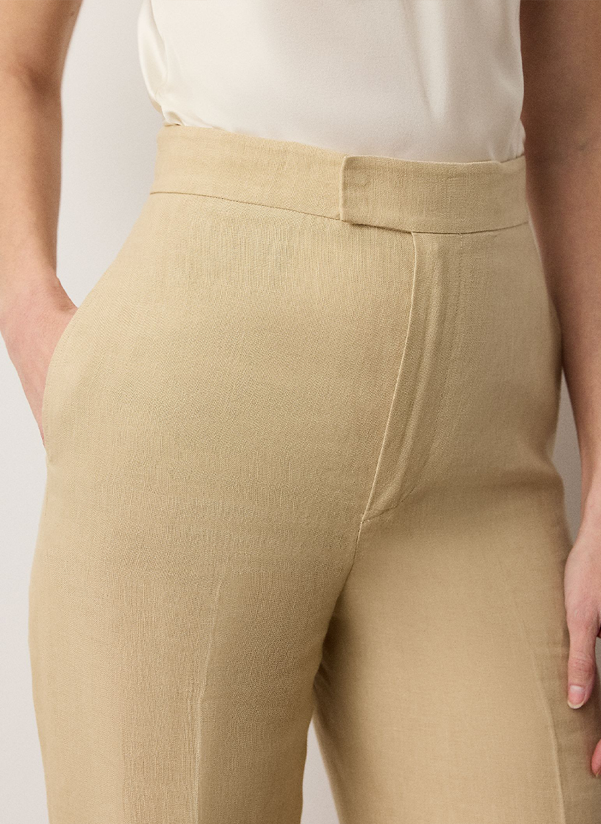 Dean Classic Linen Pant - Ralph Lauren Collection