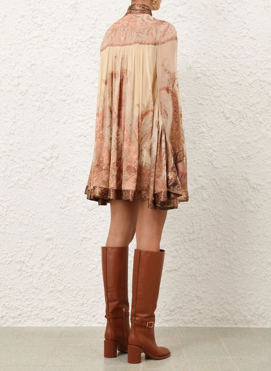 Hypnotic Batwing Mini Dress - Zimmermann