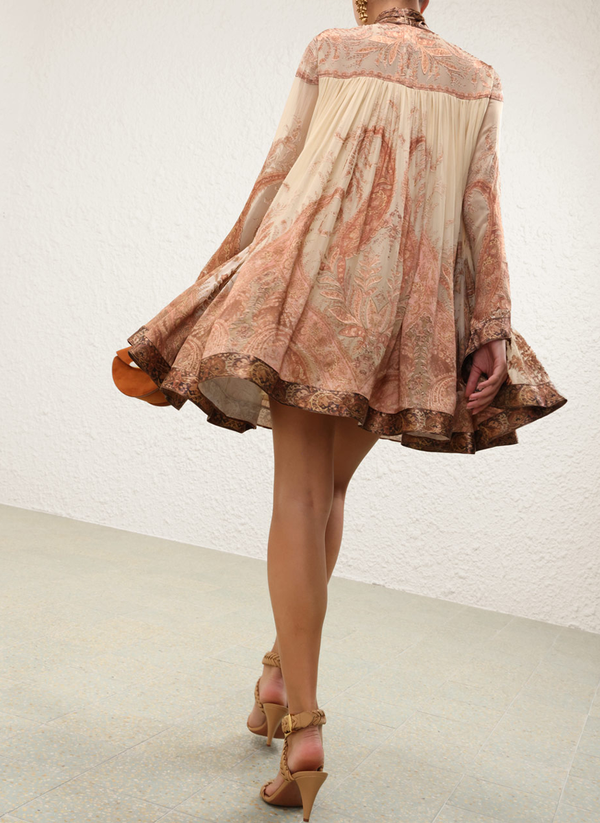 Hypnotic Batwing Mini Dress - Zimmermann