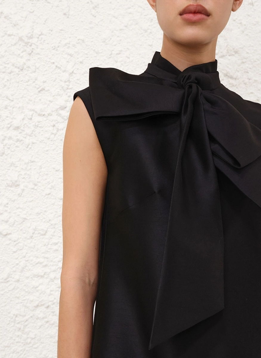 Hypnotic Bow Mini Dress - Zimmermann