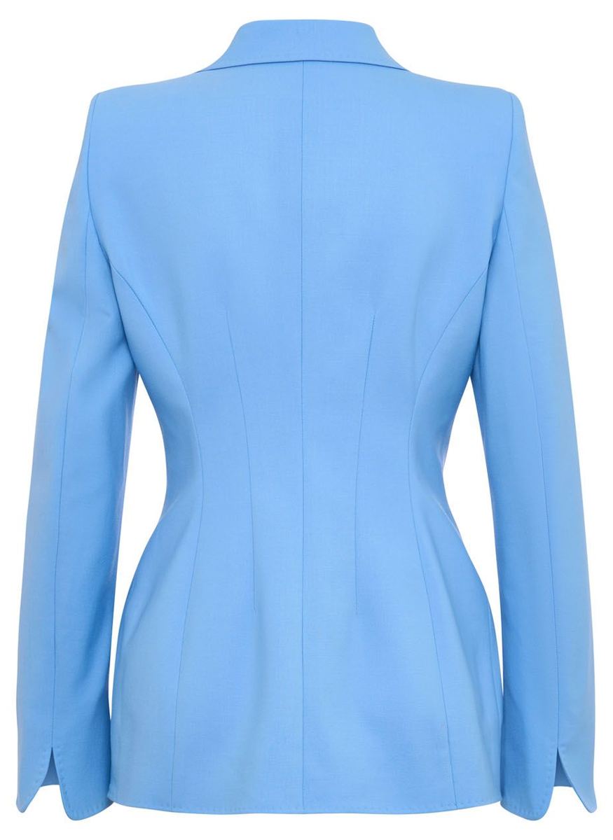 Double Breasted Wool Blend Jacket