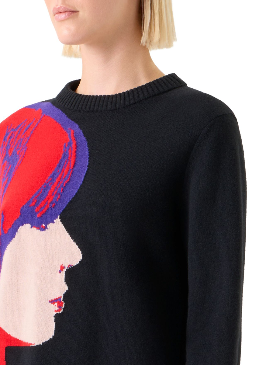 Merino Wool Knit Sweater - Akris Punto