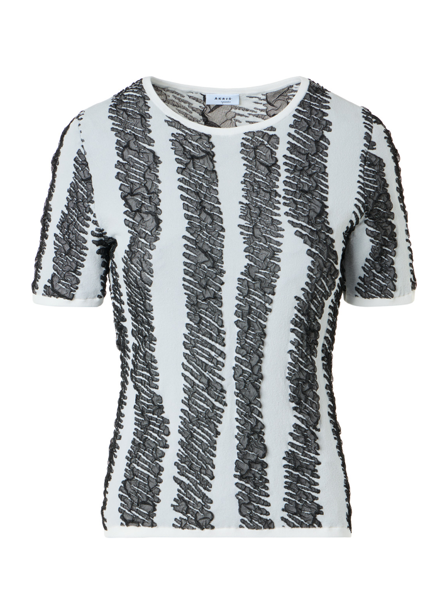 3D Scribble Knit Sweater