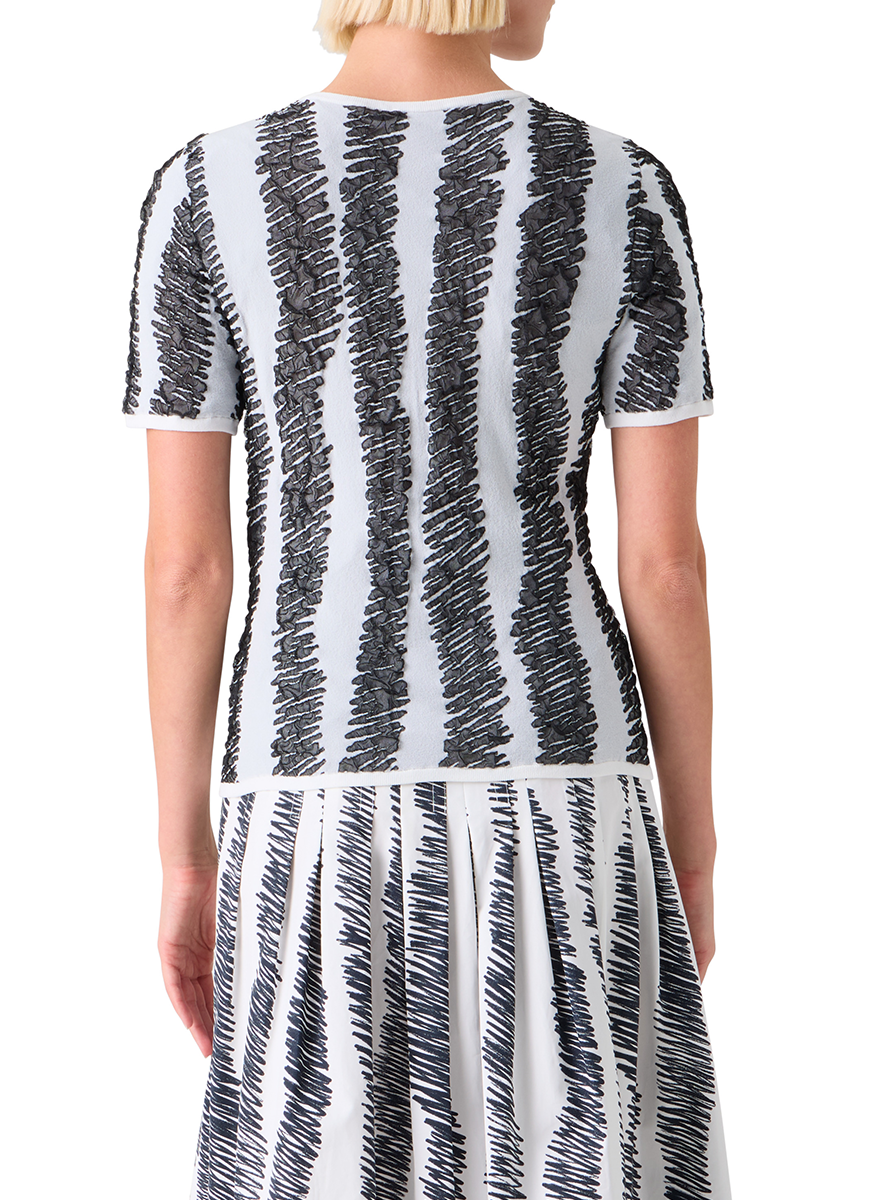 3D Scribble Knit Sweater - Akris Punto