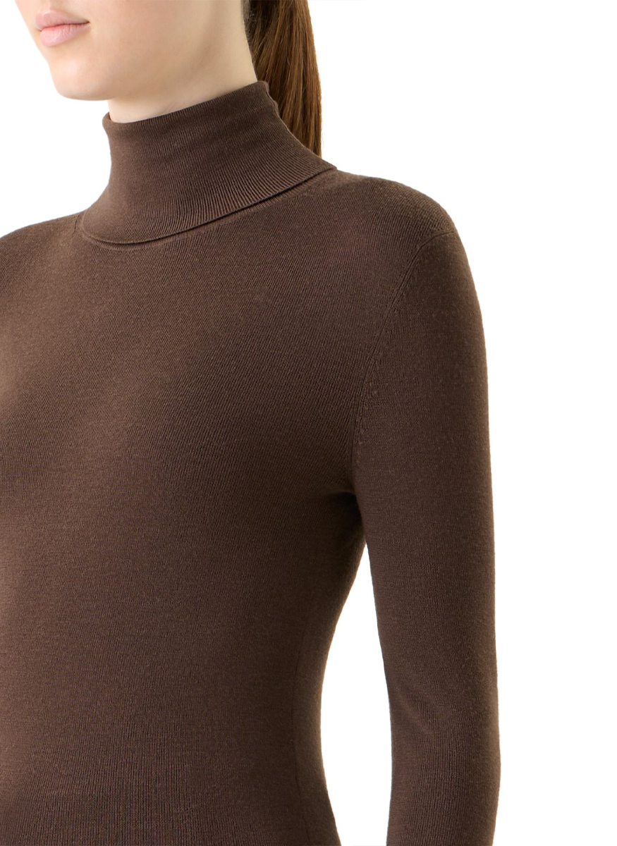 Turtleneck Sweater in Merino Wool - Akris Punto