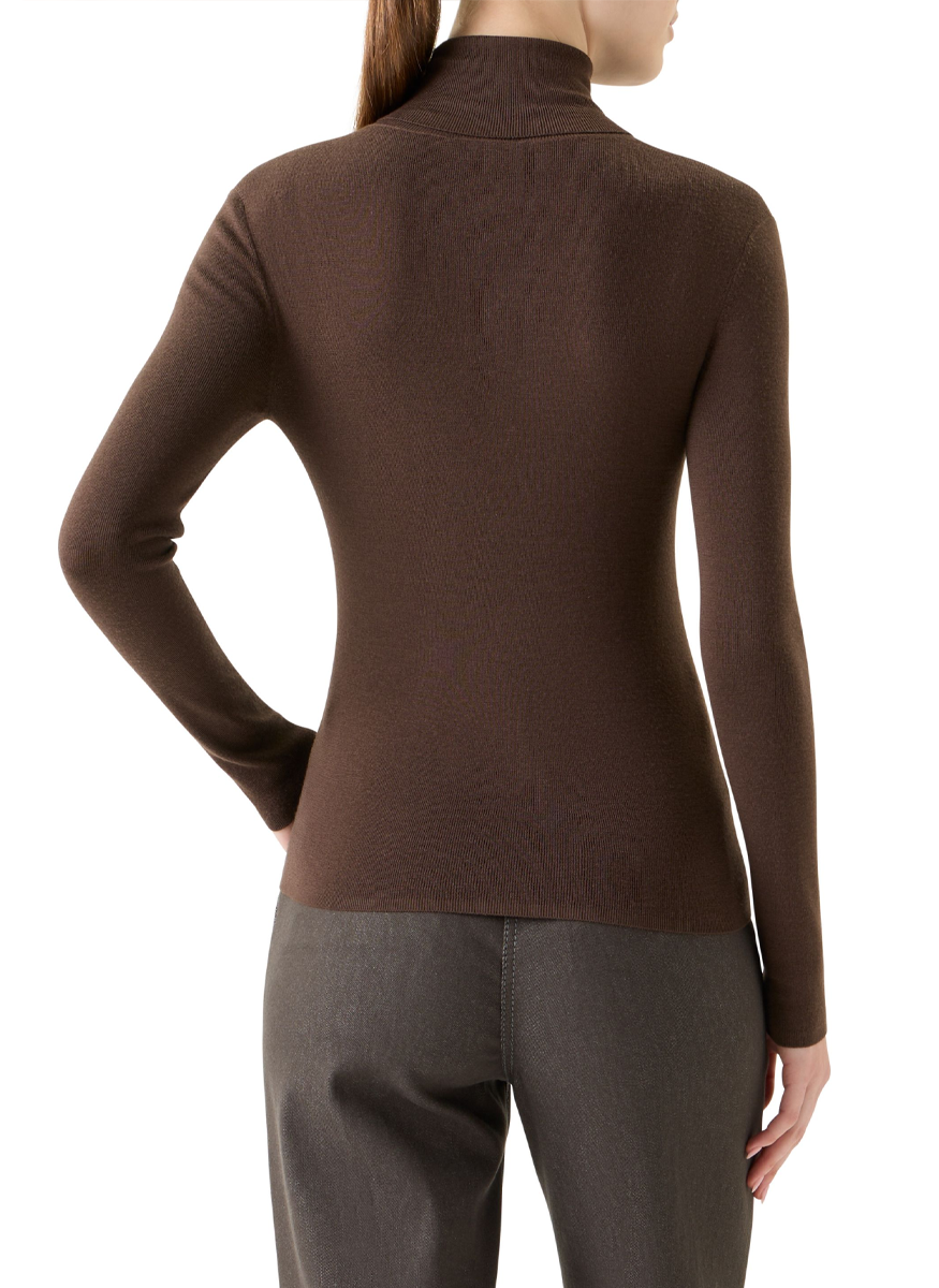 Turtleneck Sweater in Merino Wool - Akris Punto