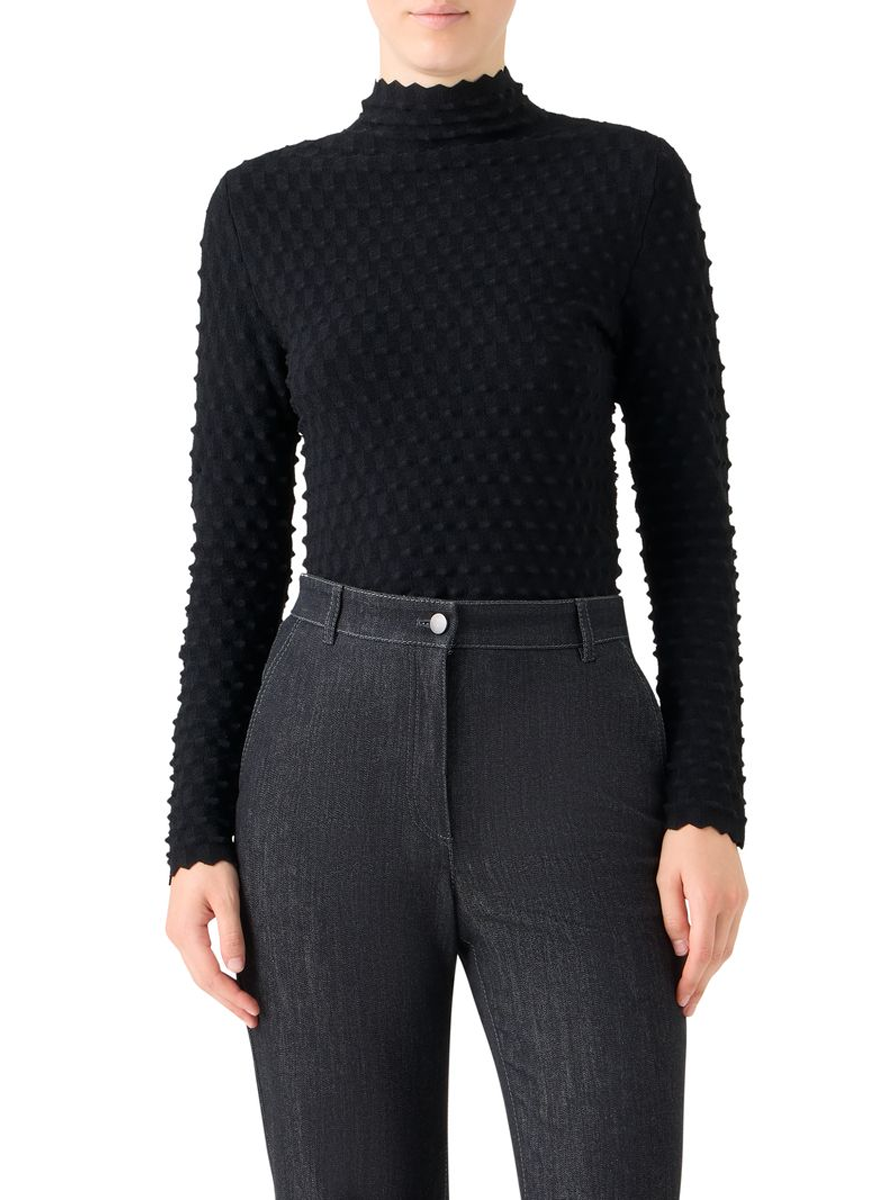 3D Textured Knit Sweater - Akris Punto