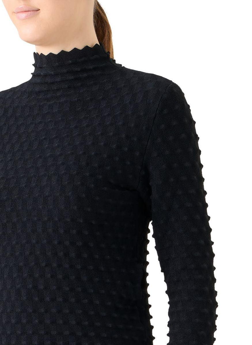 3D Textured Knit Sweater - Akris Punto