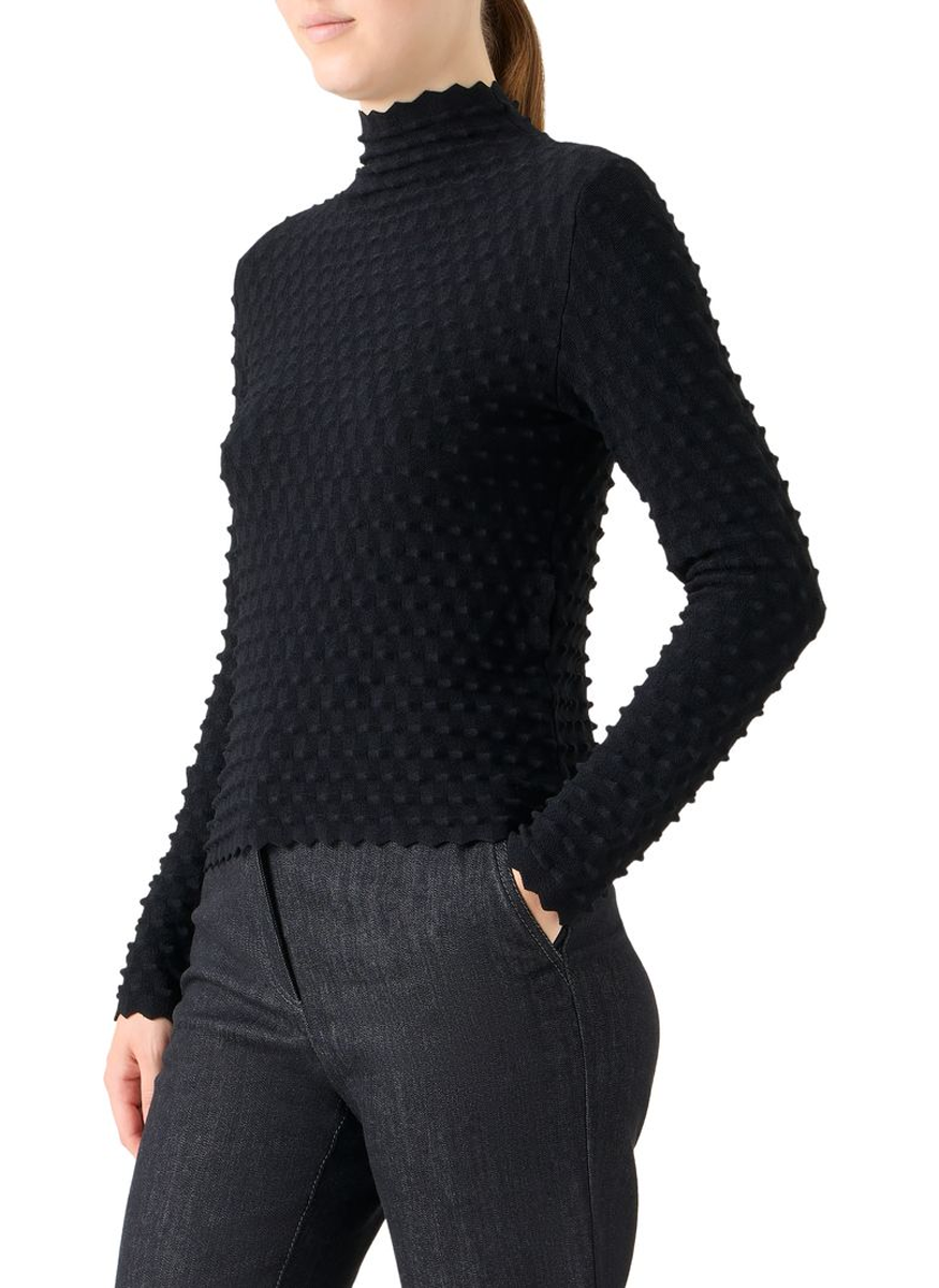 3D Textured Knit Sweater - Akris Punto