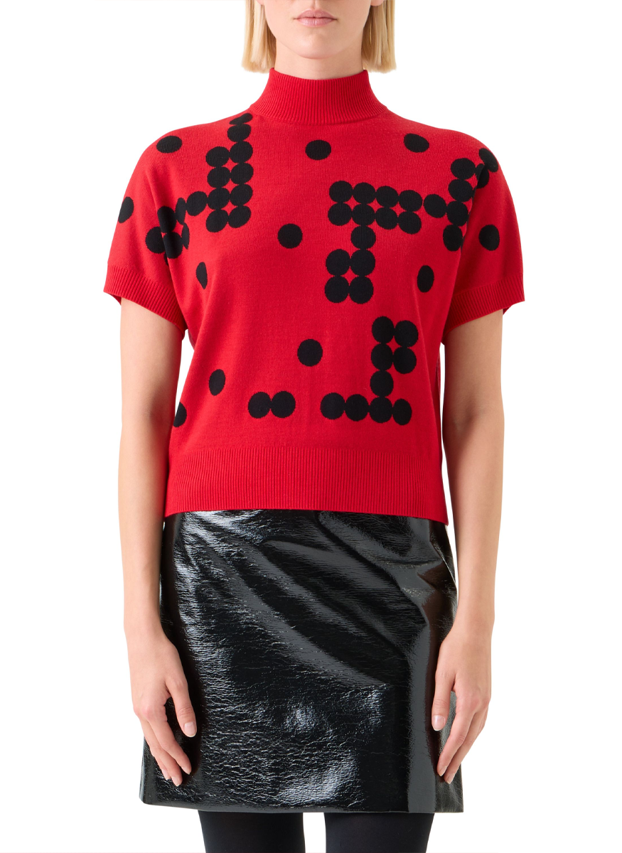 Merino Wool Knit Sweater - Akris Punto