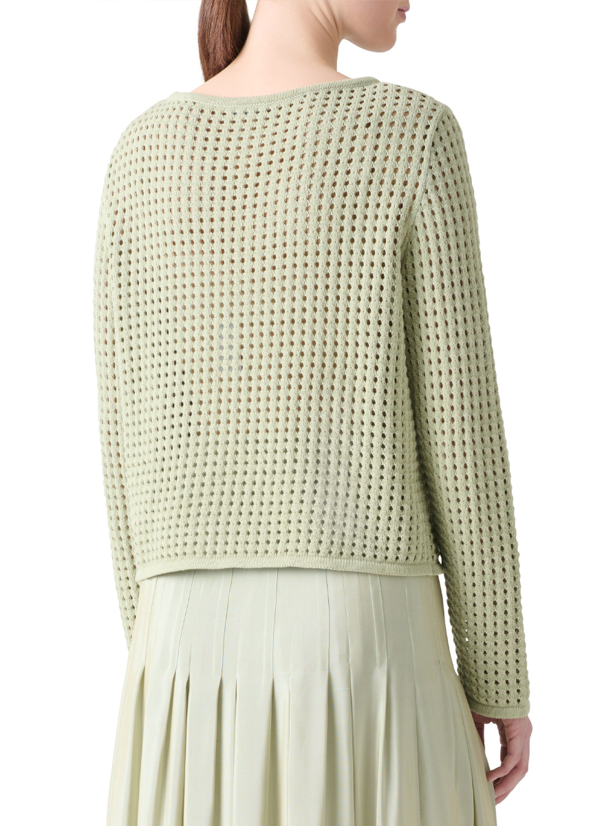 Boat Neck Knit Sweater - Akris Punto