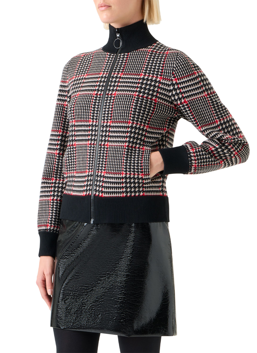 Jacquard Knit Cardigan - Akris Punto