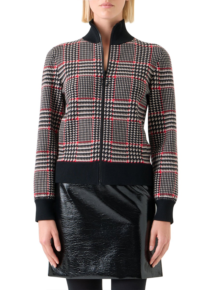 Jacquard Knit Cardigan - Akris Punto