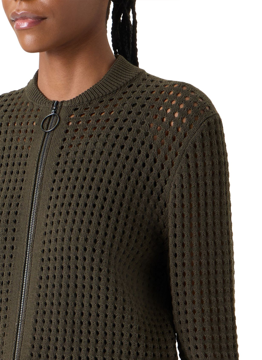 Chunky Cotton Mesh Knit Twinset - Akris Punto